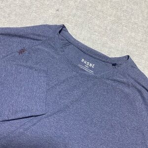 Rhone Shirt Mens XXL Blue Reign Training Performance Anti Odor UPF Protect 2XL